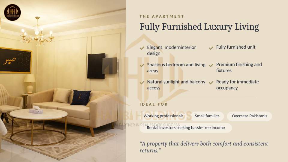 Toor Apartment by Alif Holdings: Rental and Hospitality Investment Snapshot