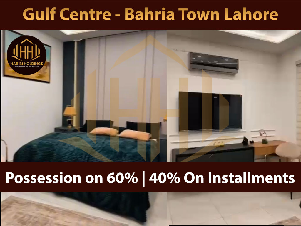 Modern and Developed Ready to Move Apartment for Sale in Bahria Town Lahore on Installments