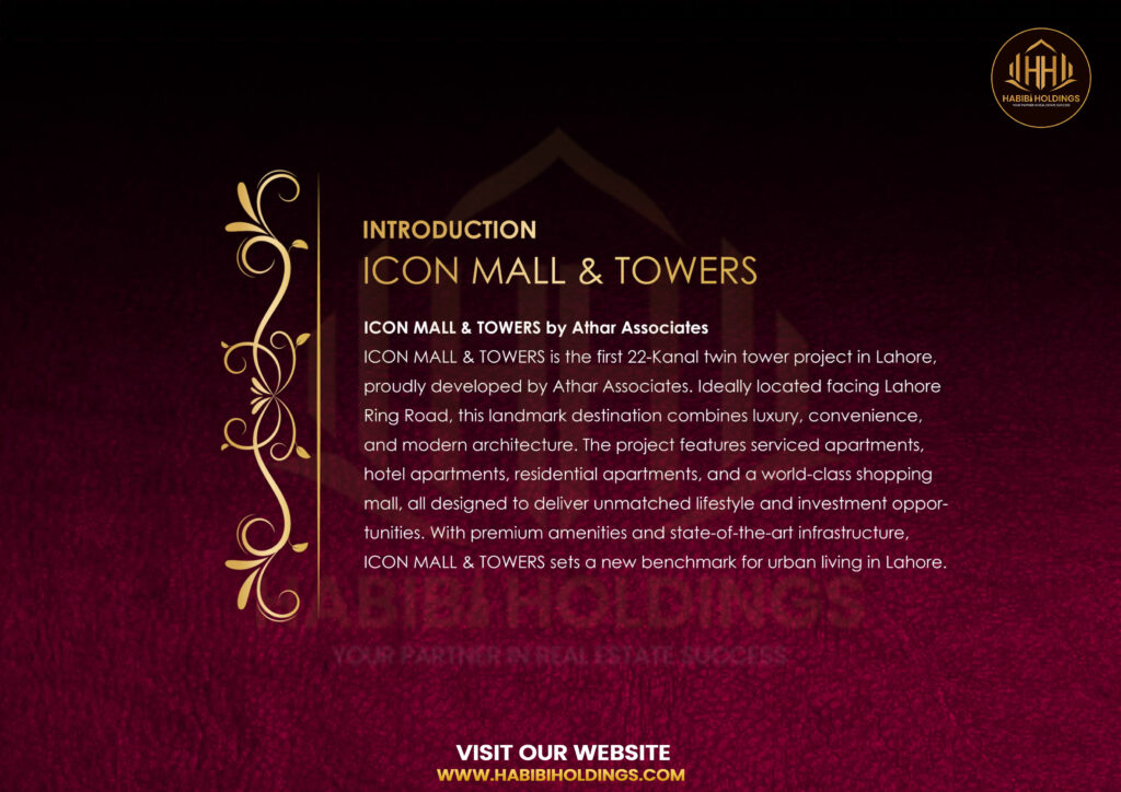 Royal Swiss Hotel Joined Icon Mall and Towers – A New Standard of Luxury in Pakistan