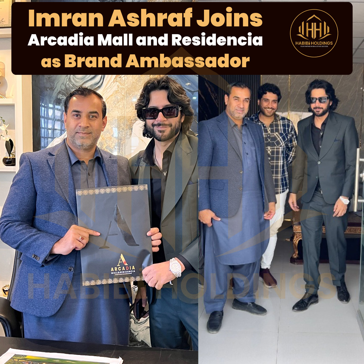 Imran Ashraf Joins Arcadia Mall and Residencia as a Brand Ambassador