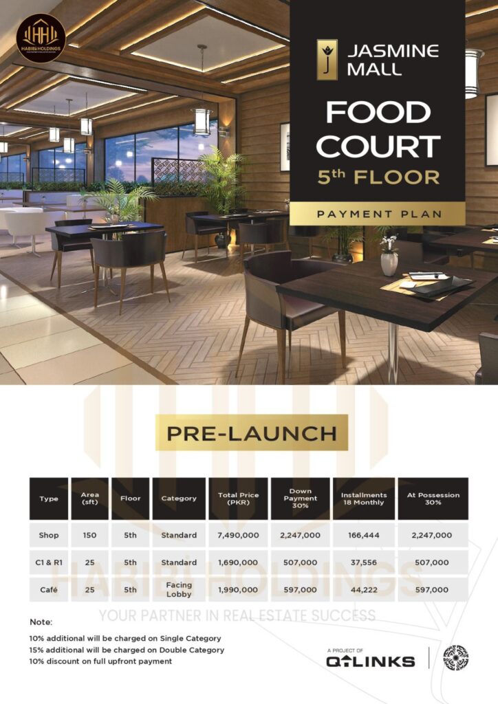 Early Bird Offer on Jasmine Mall Food Court