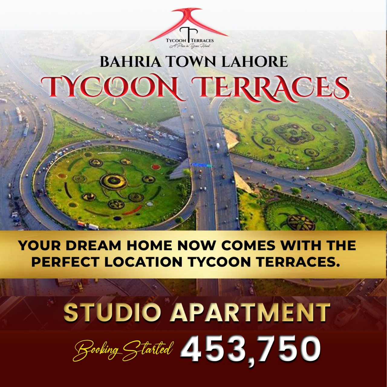 Discover Tycoon Terraces For Premium Living & Commercial Investment in Bahria Town Lahore
