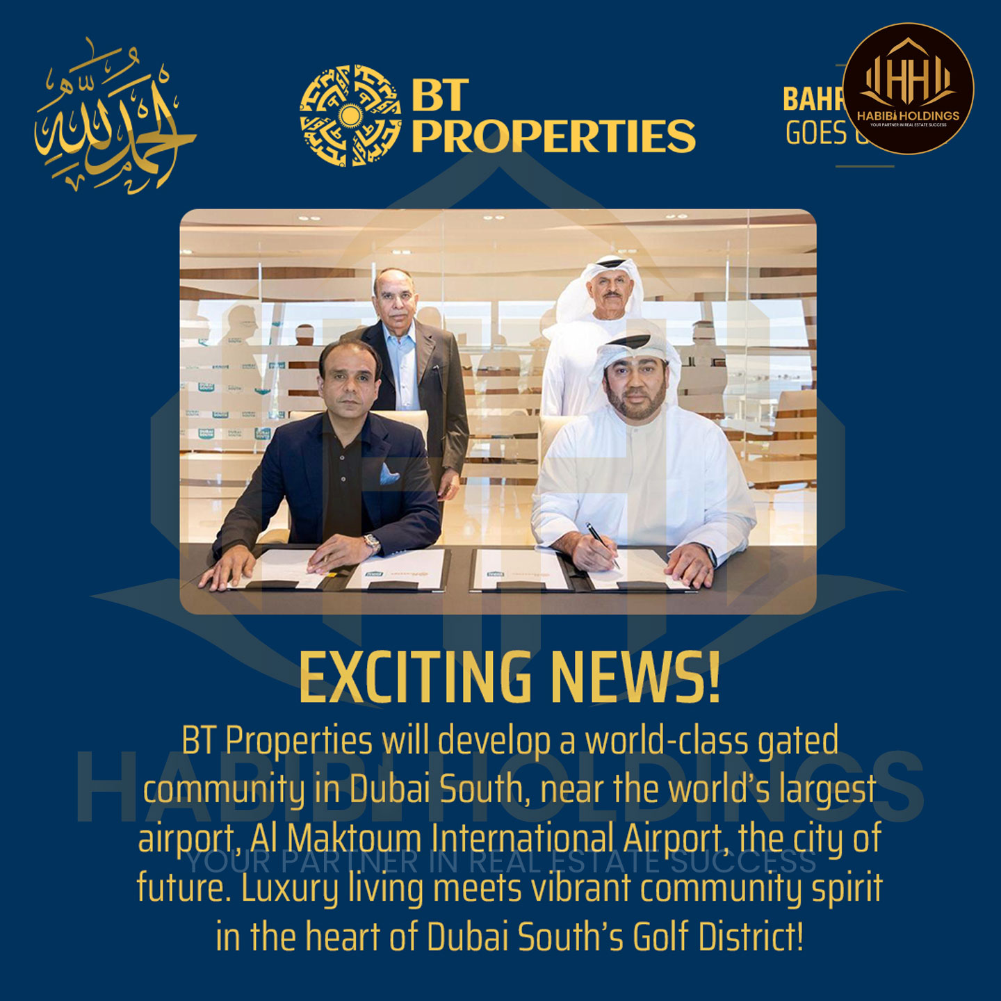 BT Properties in Dubai South’s Golf District